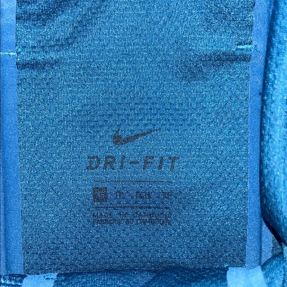 Nike Blue Oversize Cowl Neck Sweater with Lace-Up Details - Picture 5 of 10